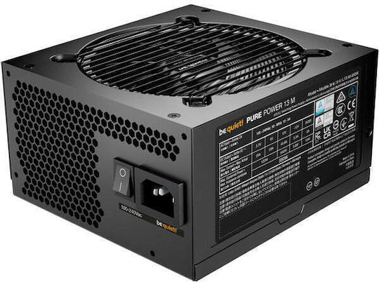 Be Quiet Pure Power 13 M 550W Black Computer Power Supply Full Modular 80 Plus Gold