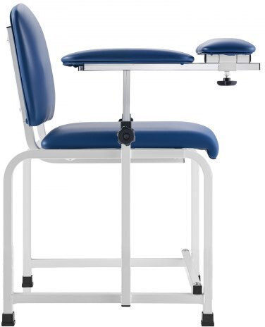 Vevor Phlebotomy Chair Blood Draw Chair Adjustable Armrests Flip Arm