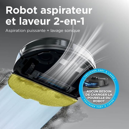 Shark Matrix Plus + Automatic Emptying System Robot Vacuum Cleaner with Laser Mapping Black
