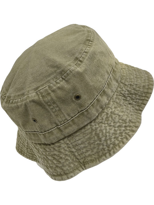 Gift-Me Unisex Υφασμάτινo Καπέλο Bucket Πράσινο