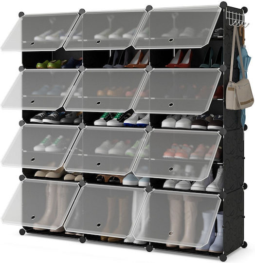 Plastik Schuhschrank 94x37x145cm