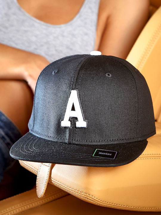 Mstrds Letter Snapback Cap N Black Black One Size 42502841717674