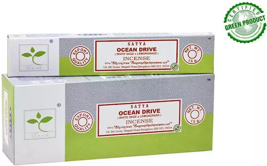 Earth Satya Incense Sticks Ocean Drive Φασκόμηλο & Λεμονόχορτο