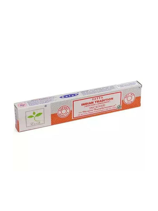 Earth Satya Indian Tradition Incense Sticks Φασκόμηλο & Σανταλόξυλο