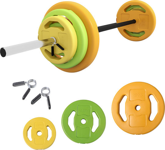 HomCom Straight Bar Ø28mm 20kg 28cm Length without Collar