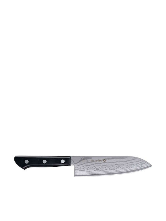 Tojiro Damascus Santoku Knife 17cm Vg-10 Steel 37 Layers