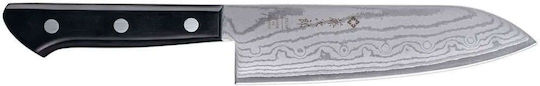 Tojiro Damascus Santoku Knife 17cm Vg-10 Steel 37 Layers