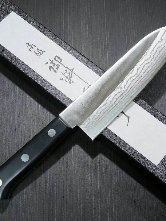 Tojiro Damascus Santoku Knife 17cm Vg-10 Steel 37 Layers