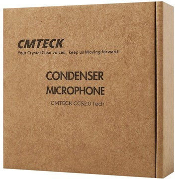 Cmteck M003 Микрофон USB Настолен за Вокали в Черен Цвят