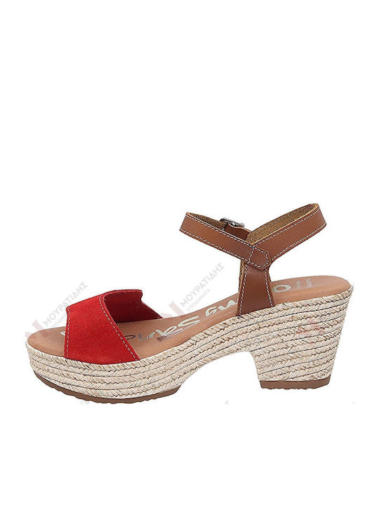Women's Sandals In Red Colour