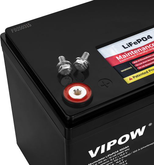 Lech Μπαταρία UPS με Χωρητικότητα 100Ah και Τάση 12V BAT0496 1τμχ