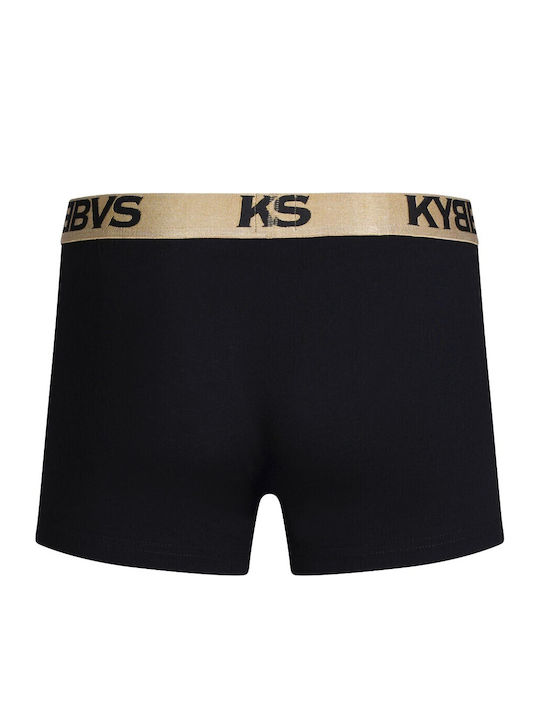 Men's Boxers Black/Red/Gold/Blue 3Pack