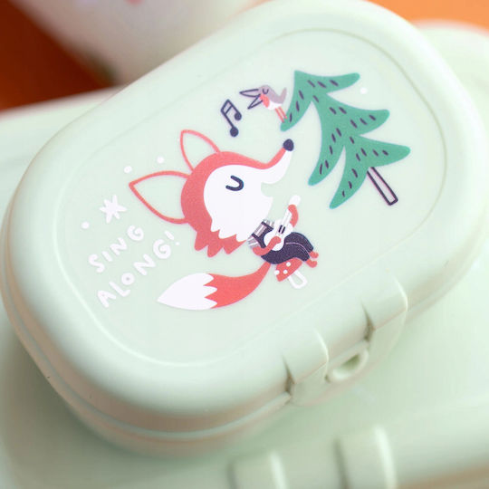 Koziol Feeding Set made of Melamine Green 3pcs