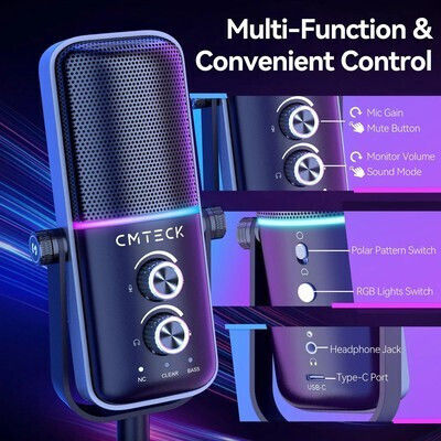 Cmteck XM600 Μικρόφωνο Επιτραπέζιο για Studio