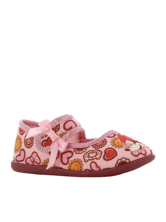 Kids Slippers Pink Minnie Mouse