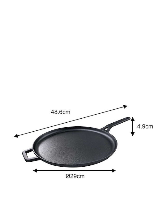 KING Hoff Pan made of Cast Iron with Non-Stick Coating 29cm