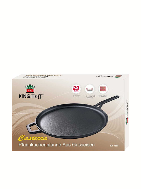KING Hoff Pan made of Cast Iron with Non-Stick Coating 29cm