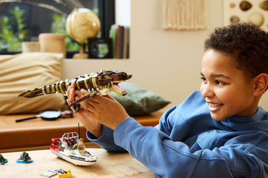 LEGO Jurassic World Mosasaurus Boot Mission Für 9+ Jahre 858 Stück