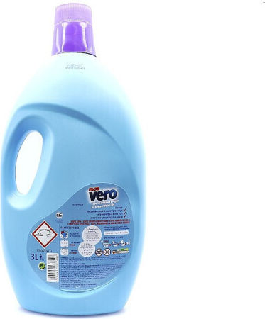 Vero Flos Υγρό Απορρυπαντικό Ρούχων με Άρωμα Water Lily 3lt (60 Μεζούρες)