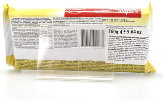 Vincinni Вафла Мляко Лешников крем 160gr 1бр