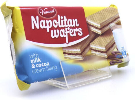 Vincinni Wafer Lapte Lapte și cremă de cacao 160gr