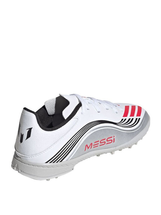 F50 Messi League TF Kids Soccer Cleats And Shoes Turf White