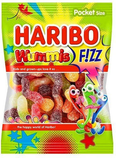 Haribo Ζαχαρωτά Fizz Wummis 100gr