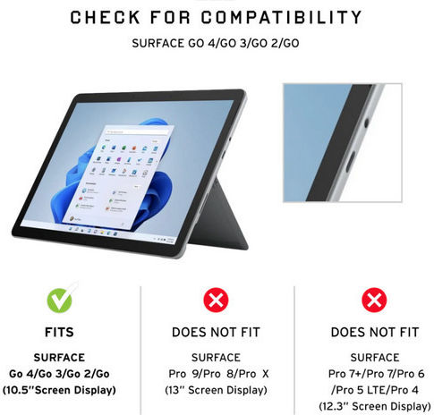 JT Berlin Ματ Screen Protector (Microsoft Surface Go 1/2/3/4)