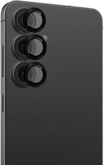 Spacecase Προστασία Κάμερας Tempered Glass Μαύρο για το Samsung Galaxy S25