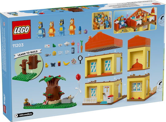 LEGO Building Blocks Bluey's Family House for 4+ Years 382 Pieces