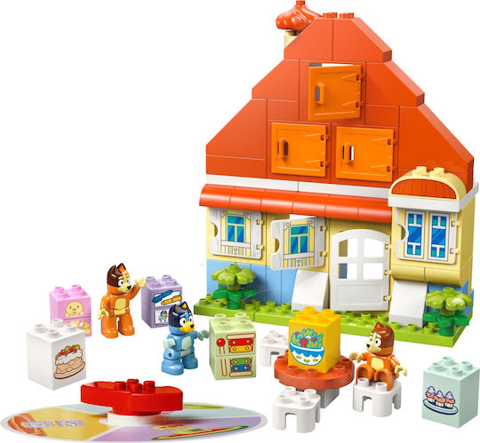 LEGO Duplo Bluey's Family House With Memory Game for 3+ Years 83 Pieces