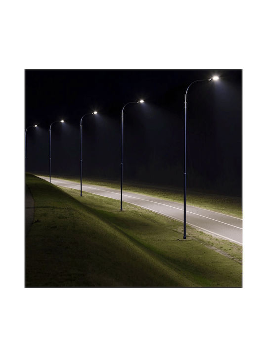 V-TAC Εξωτερικό Φωτιστικό LED Δρόμου 50W με Φυσικό Λευκό Φως IP65 Γκρι