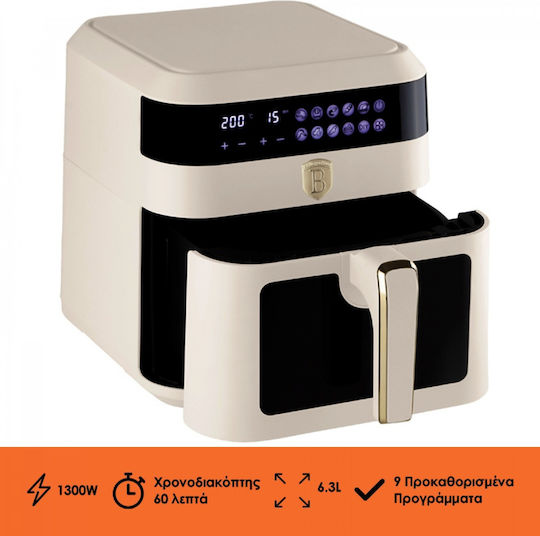 Berlinger Haus Sahara Collection Air Fryer 6.3lt Μπεζ