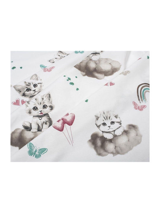 Dimcol Kitten Cotton Changing Pad Petrol Petrol 80x80cm.