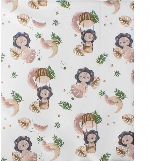 Dimcol Lion Cotton Changing Pad Beige Beige 80x80cm.