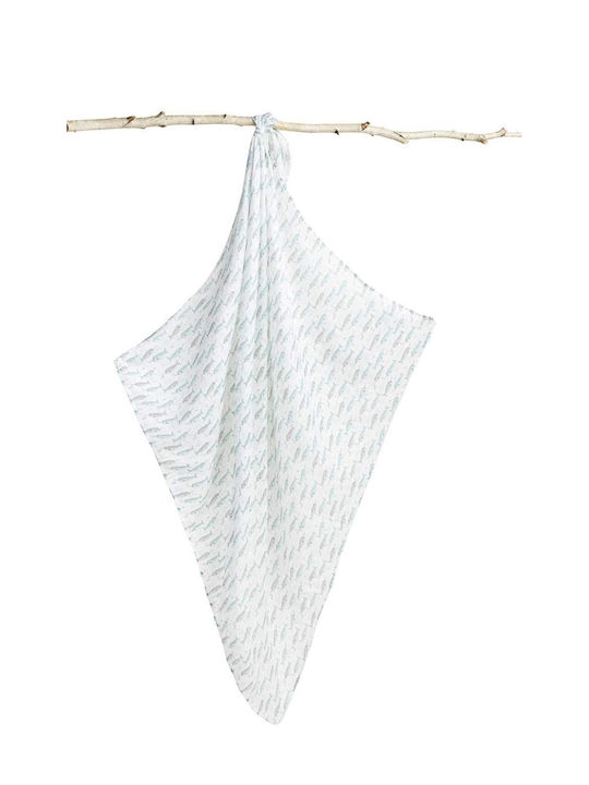 Sensillo Swaddle Blanket White 120x120cm 2 Pieces