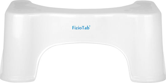 Fiziotab Taburet Mic Pentru Toaletă Soluție Naturală Împotriva Constipației Hemoroizilor Suport Pentru Picioare La Toaletă Înălțător Pentru Vasul De Toaletă Poziție Corectă De Ghemuit La Toaletă 1 Bucată Albă Înălțime 17 Cm