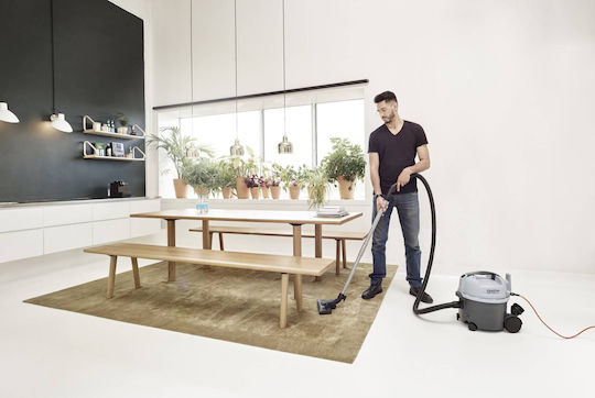 Nilfisk VP300 HEPA Basic EU Σκούπα Στερεών 800W με Πλαστικό Κάδο 10lt