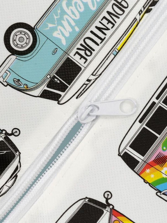 Puckator Volkswagen VW T1 Fabric Laundry Basket 55x28x48cm Multicolour