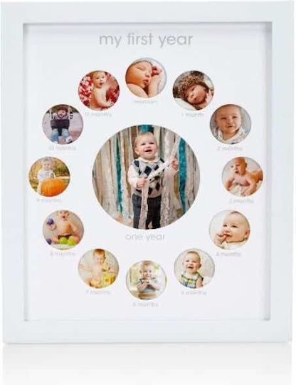 Pearhead Baby Keepsake Frame made of Wood