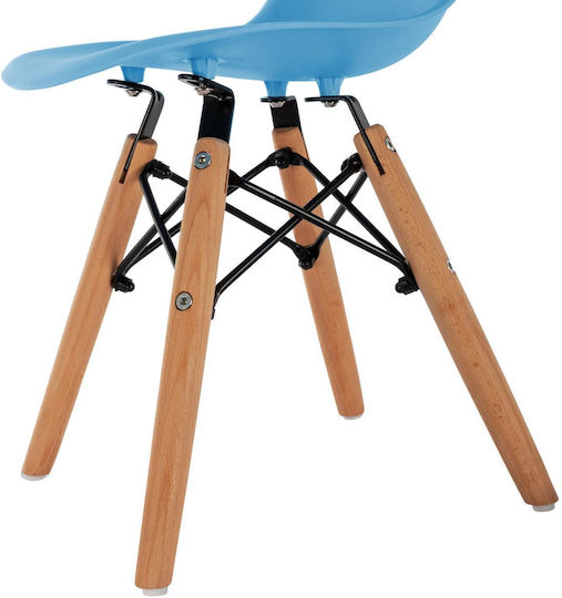 Kinderstühle Twist Kid Blau 30.5x33x59cm 4Stück