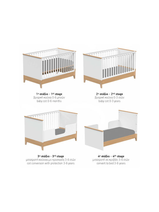 Casababy Nursery Furniture Set White / White