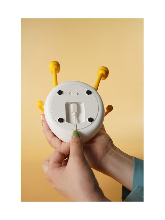 ARlight Lumini LED Lampă portabilă pentru copii Atingere Alb 14x12x12εκ.