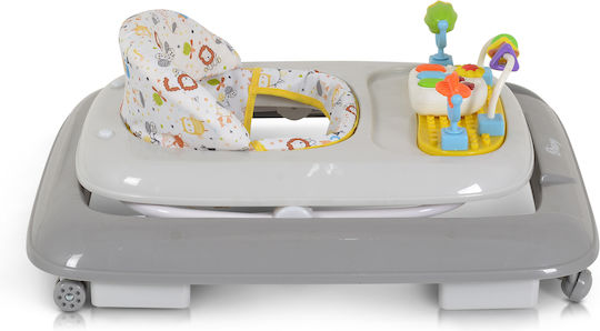 Moni Baby Walker with Music for 6+ Months Gray