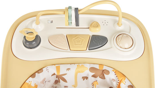 Kikka Boo Baby Walker with Music for 6+ Months Yellow