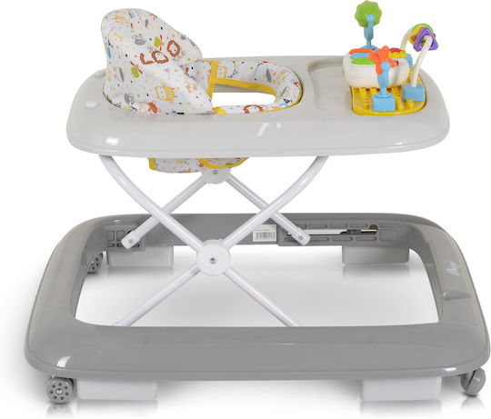 Moni Baby Walker with Music for 6+ Months Gray