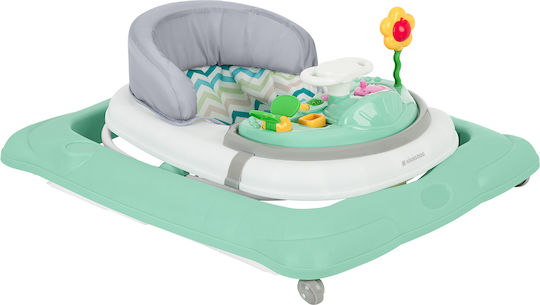 Kikka Boo Baby Walker with Music for 6+ Months Green