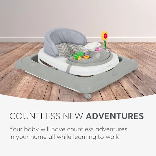 Kikka Boo Misty Baby Walker with Music for 6+ Months Gray