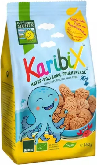 Bohlsener Mühle Biscuits Karibix with Flavor Fruits Sugar Free 125gr