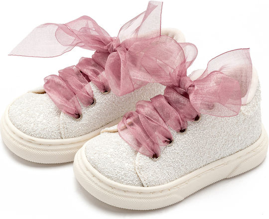 Babywalker Taufschuhe für Mädchen Stoff Turnschuhe Sappio Mílo